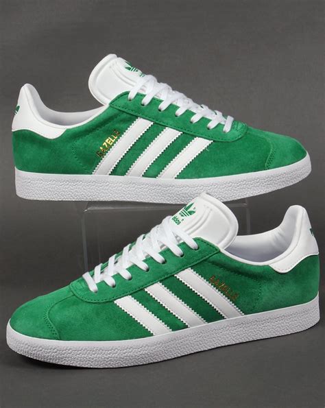 adidas gazelle men green.